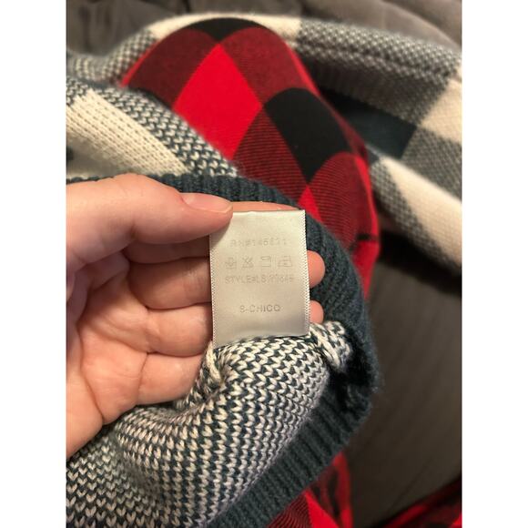 Listicle Women’s Checkered Sweater | Size S | Excellent Conditon - Picture 6 of 7